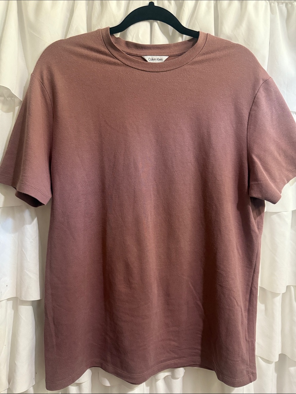 Calvin Klein Men’s Rose Taupe Short-Sleeve Crew T-Shirt